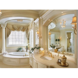 Thiết kế nhà tắm đẹp phong cách cổ điển châu Âu